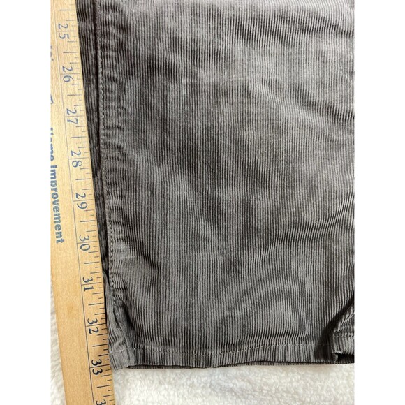 Bonobos Men's Button Closure Pockets Corduroy Straight Leg Pants Gray Size 34 - Picture 2 of 8
